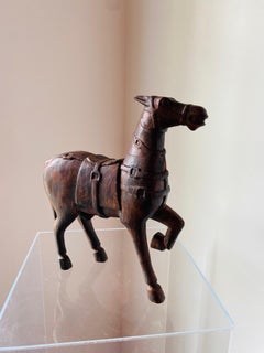 Antique Tang-Style Horse Sculpture