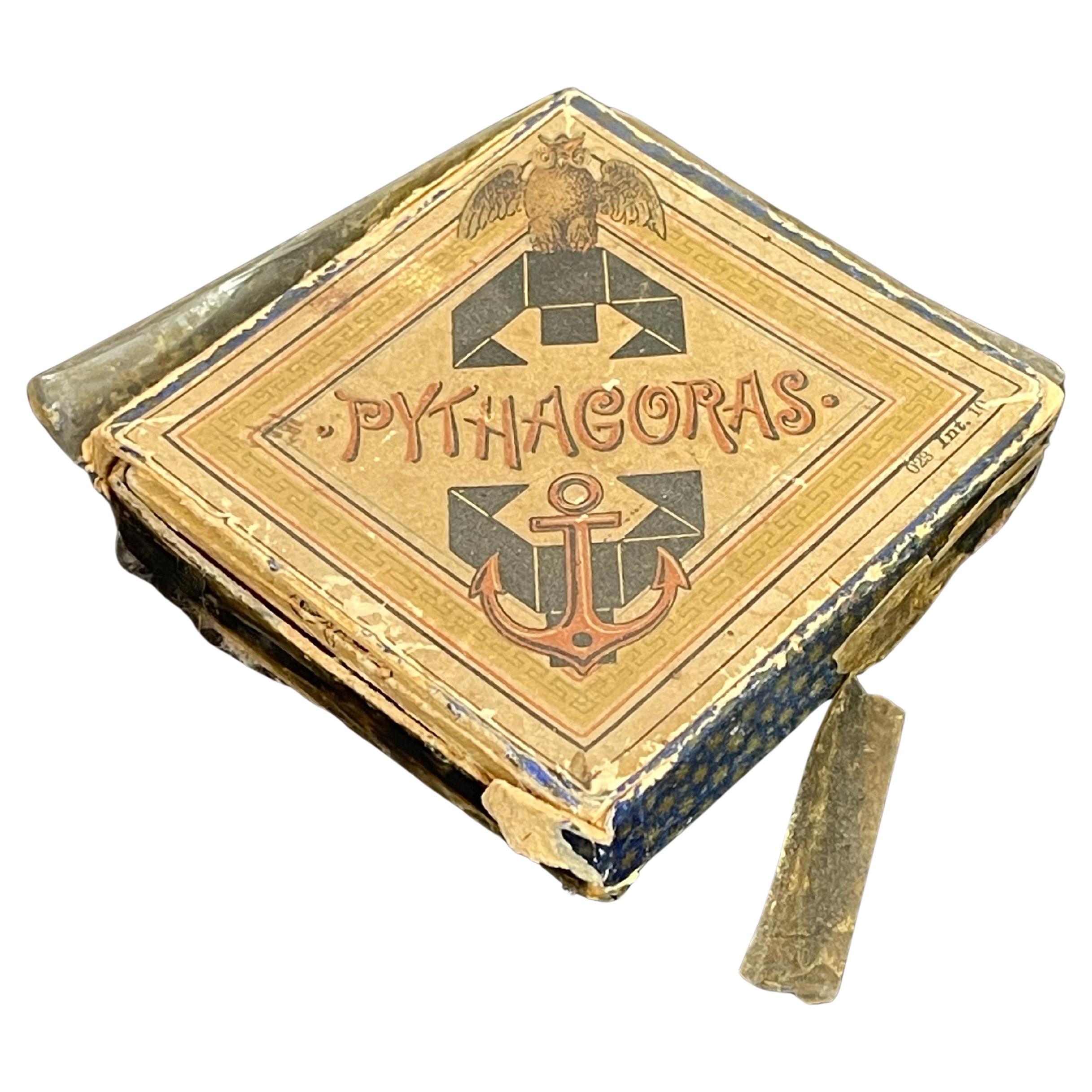 Puzzle Tangram ancien de Richter, argile brûlée, style Historisme, 1910 en vente