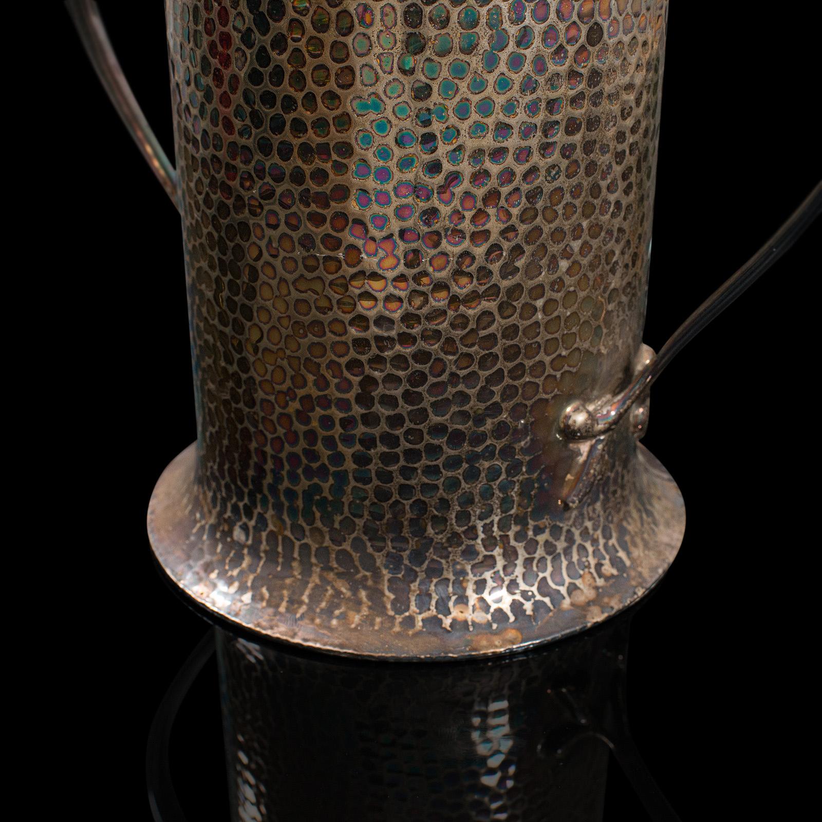 Boccale antico, inglese, piatto d'argento, brocca, vaso, Art Nouveau, vittoriano, 1900 in vendita 5