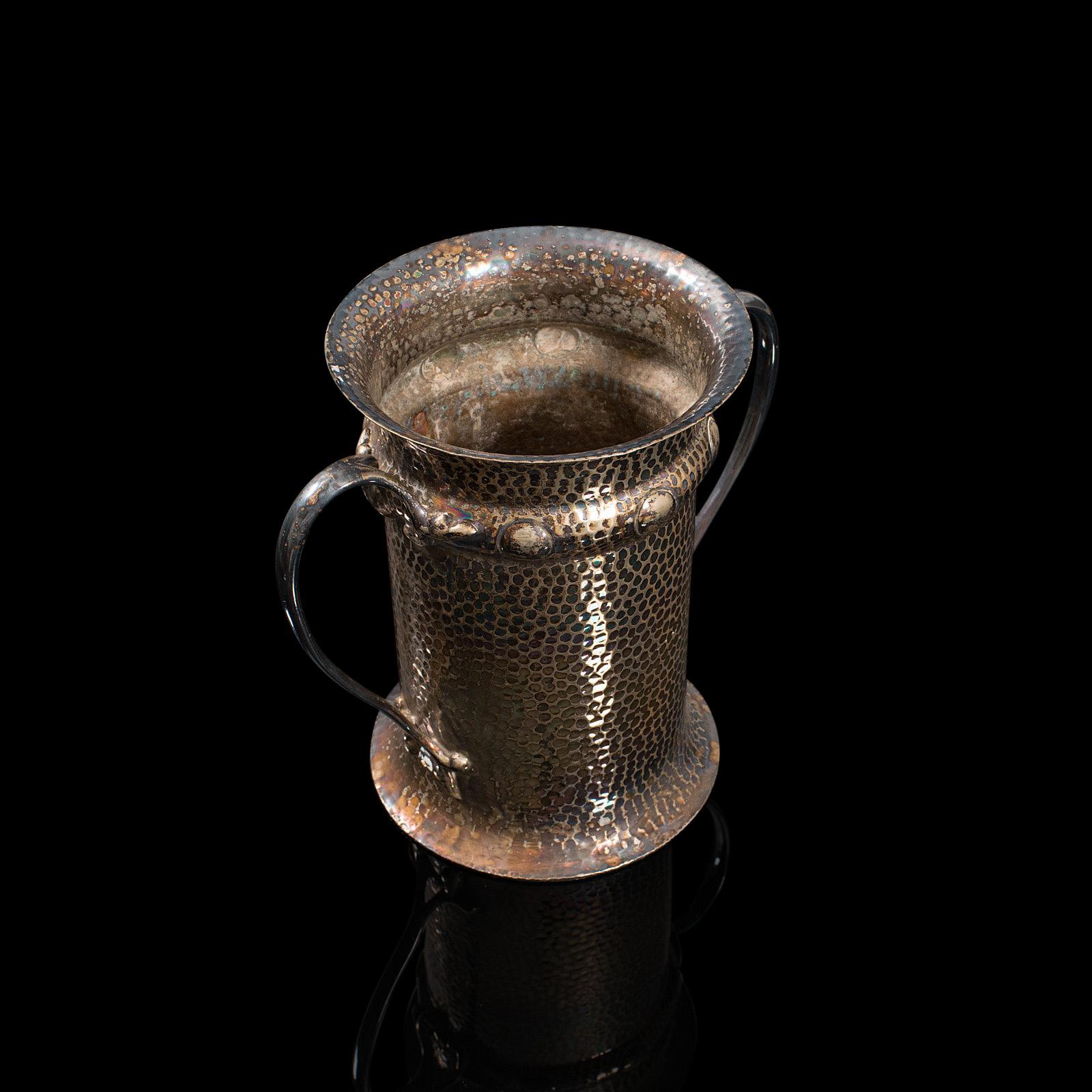 Boccale antico, inglese, piatto d'argento, brocca, vaso, Art Nouveau, vittoriano, 1900 in vendita 1