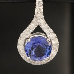 Antique Tanzanite Dangle and Drop Earrings, Unique Gold Earrings