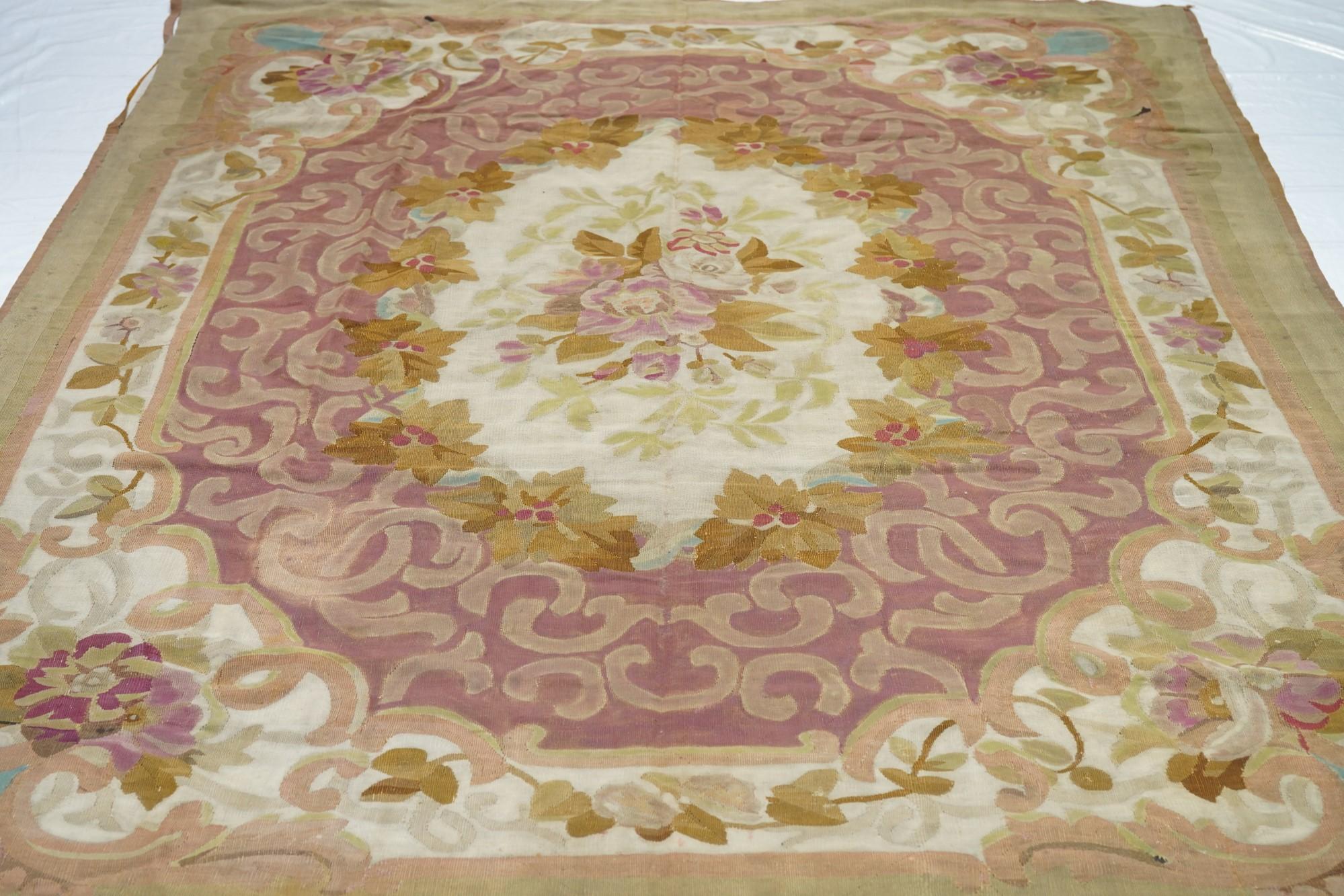 Antiker Wandteppich aus dem 18. Jahrhundert, 6'1'' x 8'6' im Angebot 1