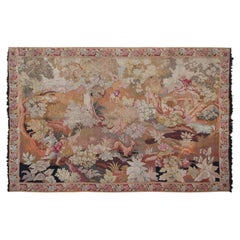 Antique Tapestry Antique French Tapestry Large Tapestry Verdure Tapestry, 1920