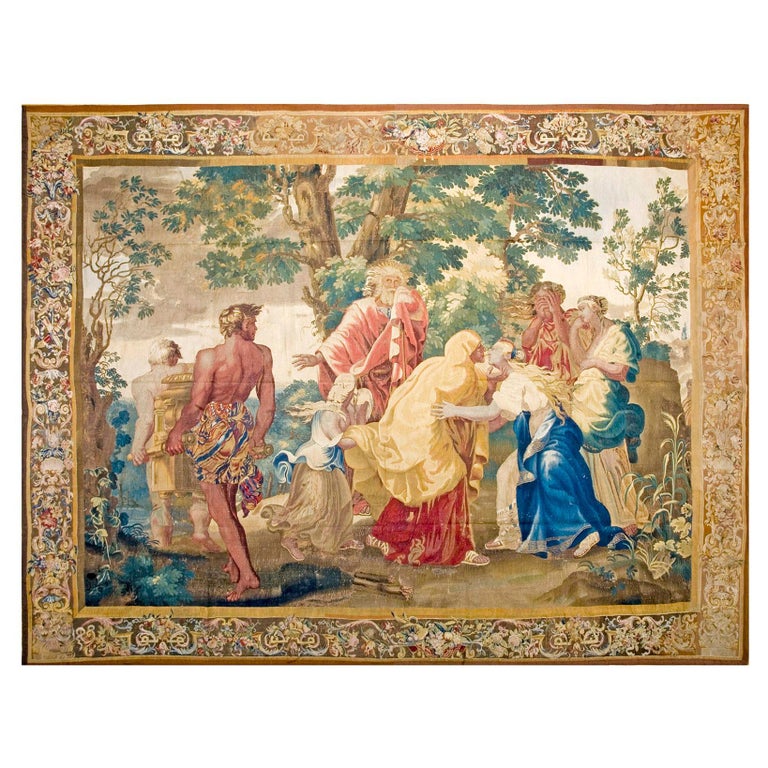 Antique Biblical Tapestry For Sale at 1stDibs