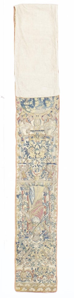 Antique Tapestry Panel (one of pair) 1’2" x 10’9”