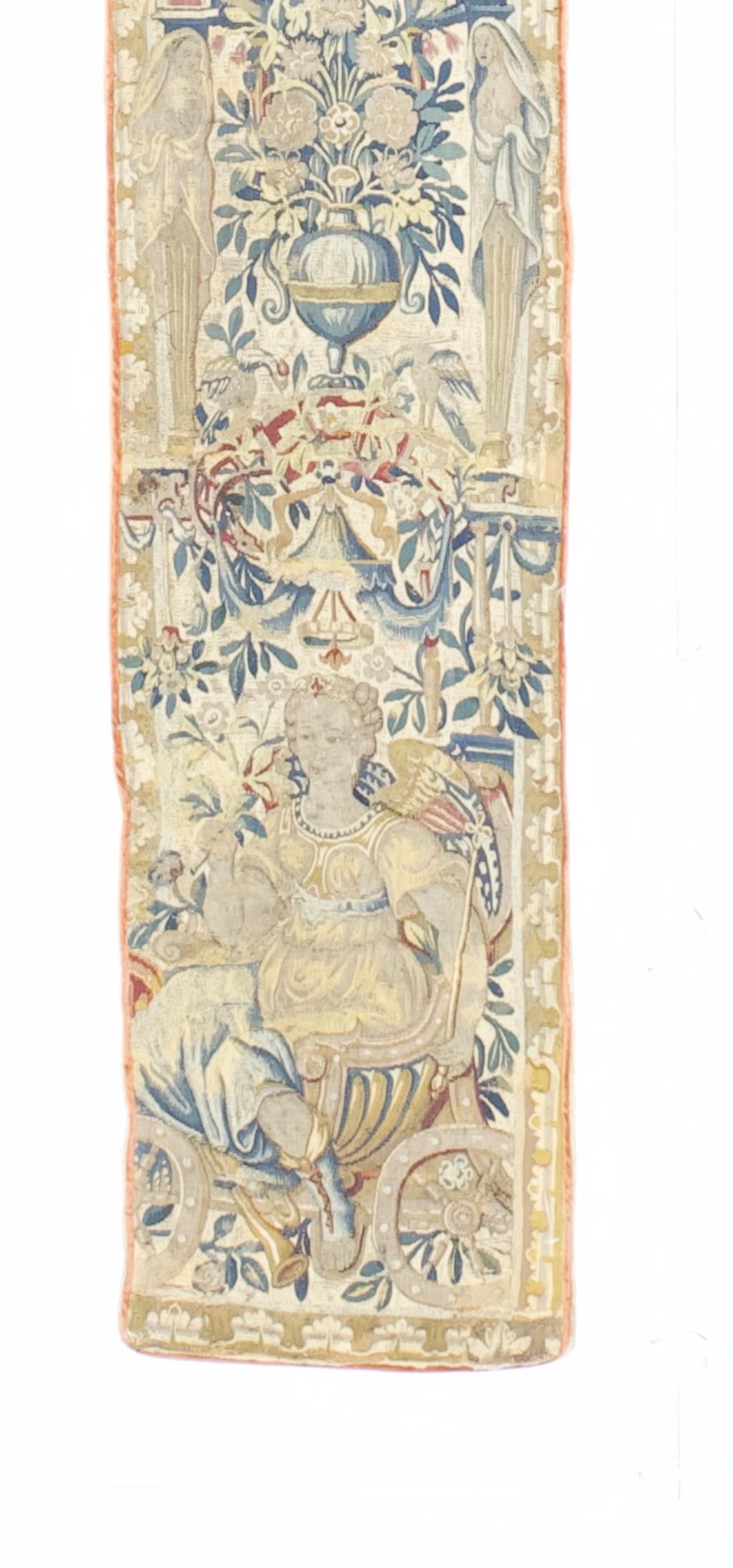 Antike Wandteppich-Panel (eines von zwei) 1'2