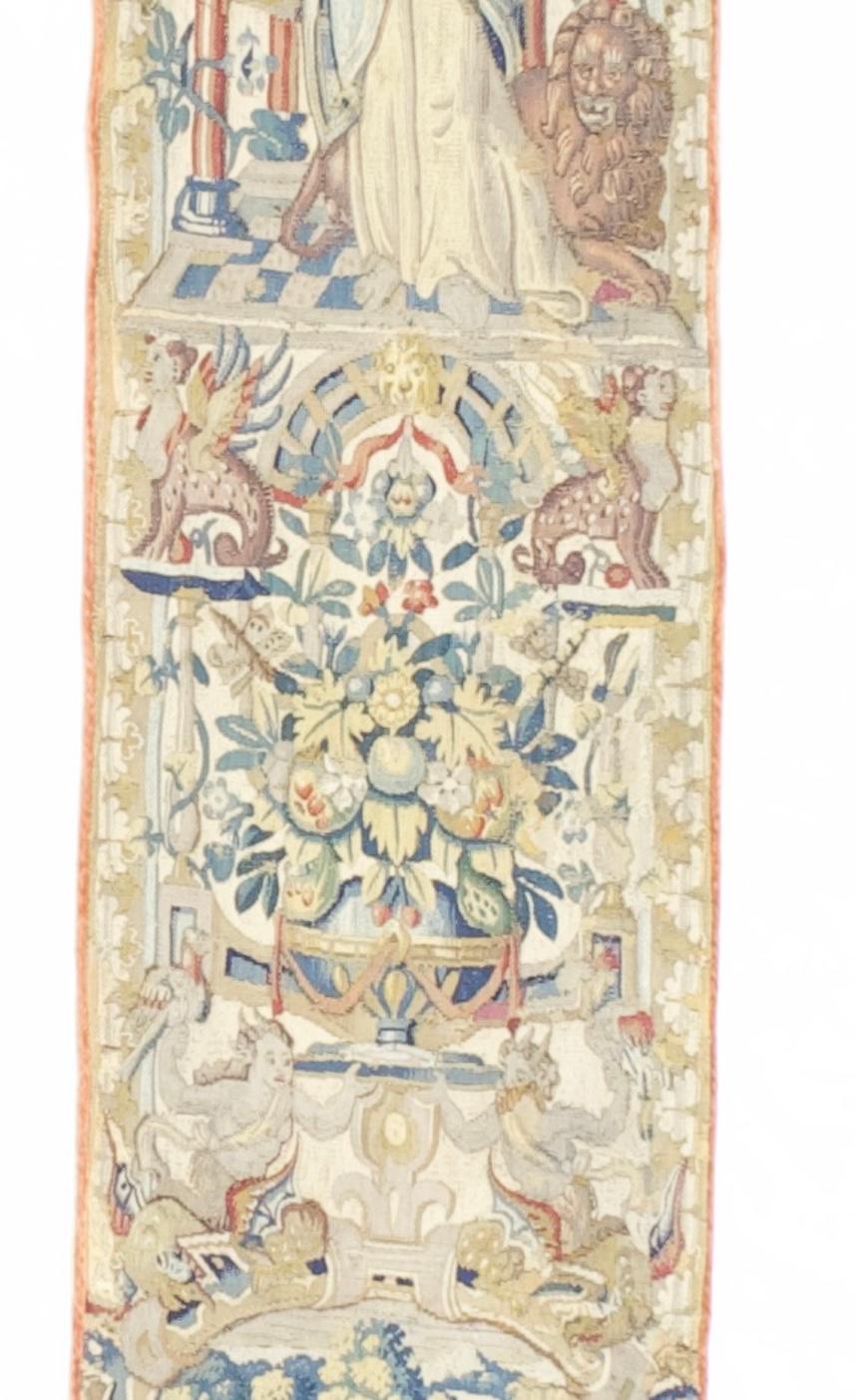 Laine Panneau de tapisserie antique (une paire) 1'2