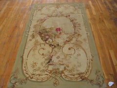 Delicate Small Antique French Silk Tapestry in Napoleon III Style