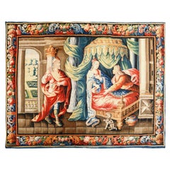 Tapisserie ancienne - Taille : - Taille : 11'9x9'2