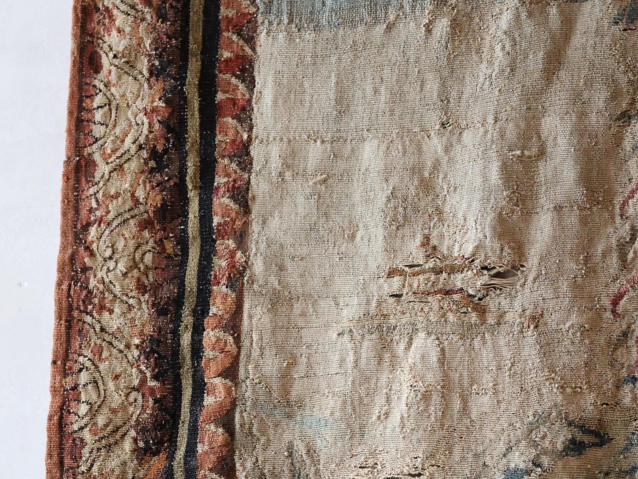 Début du XVIIIe siècle Tapisserie ancienne avec scène de chasse classique, Verdure ± 1700 en vente