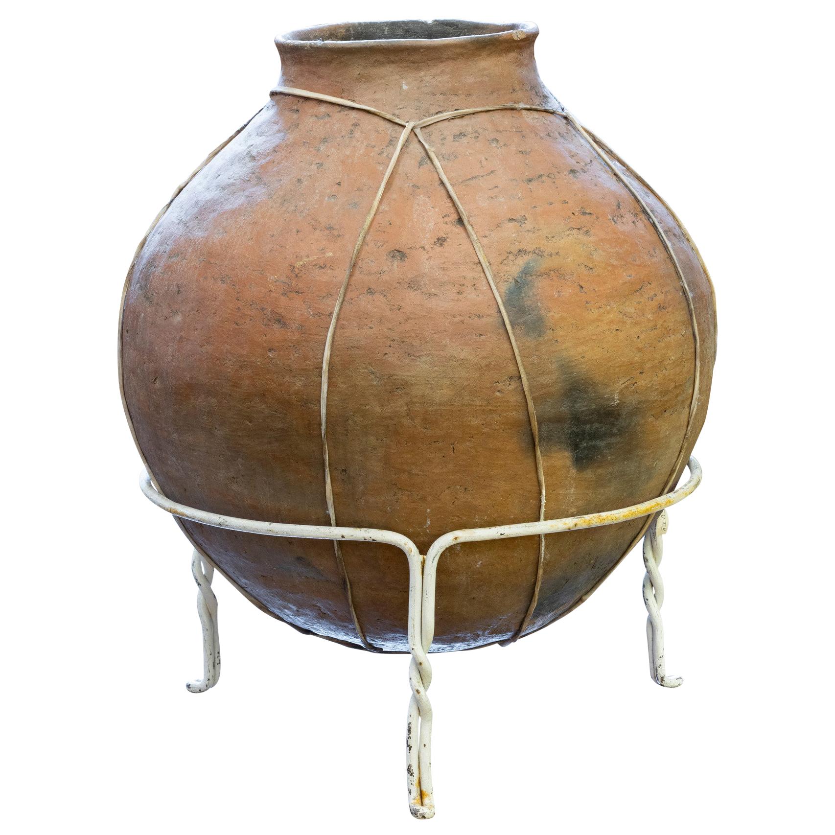 Antique Tarahumara Tesquino Vessel For Sale