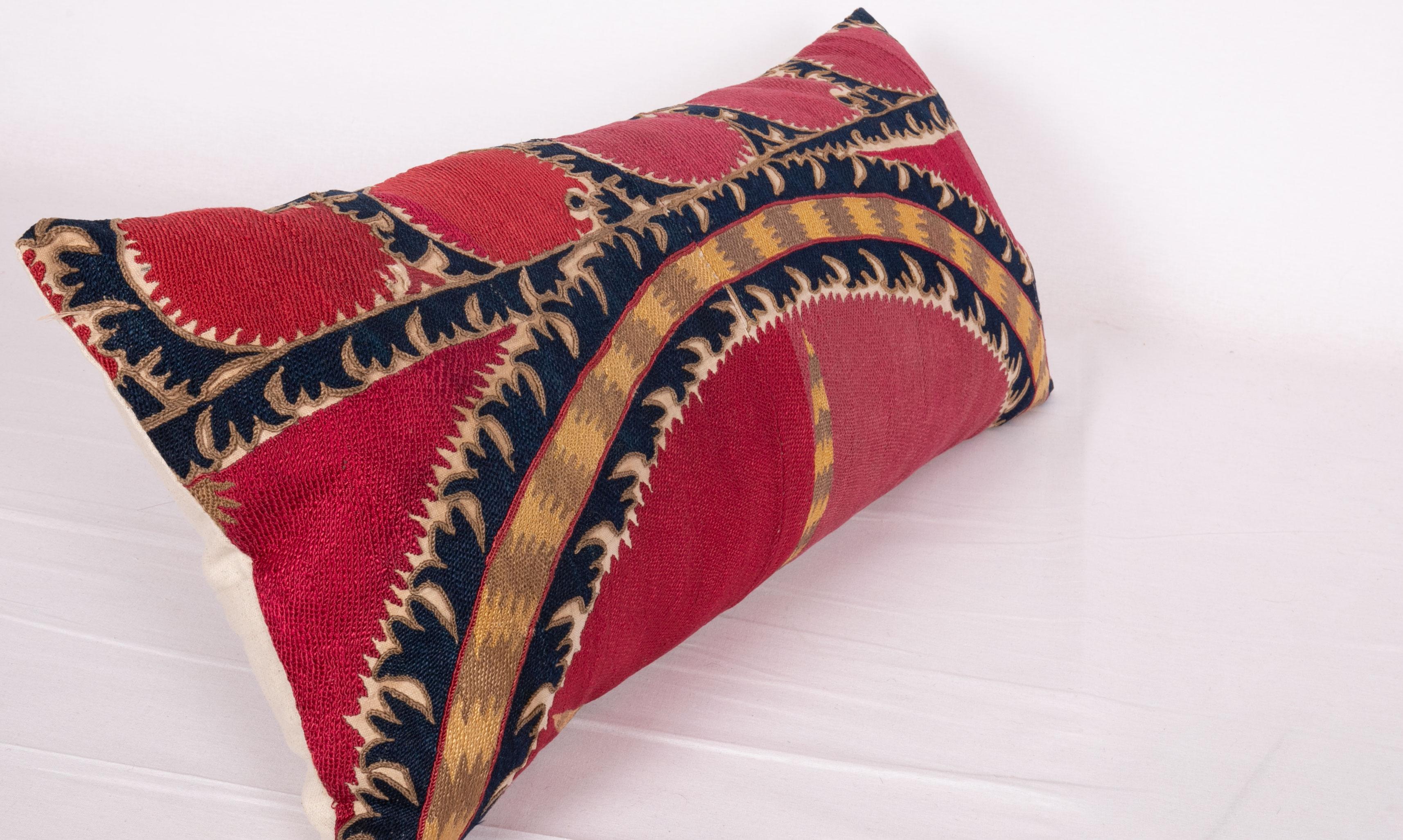 Antique Tashkent Suzani Pillow Case Made from a 19th Century Suzani 1