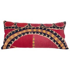 Antique Tashkent Suzani Pillow Case Made from a 19th Century Suzani