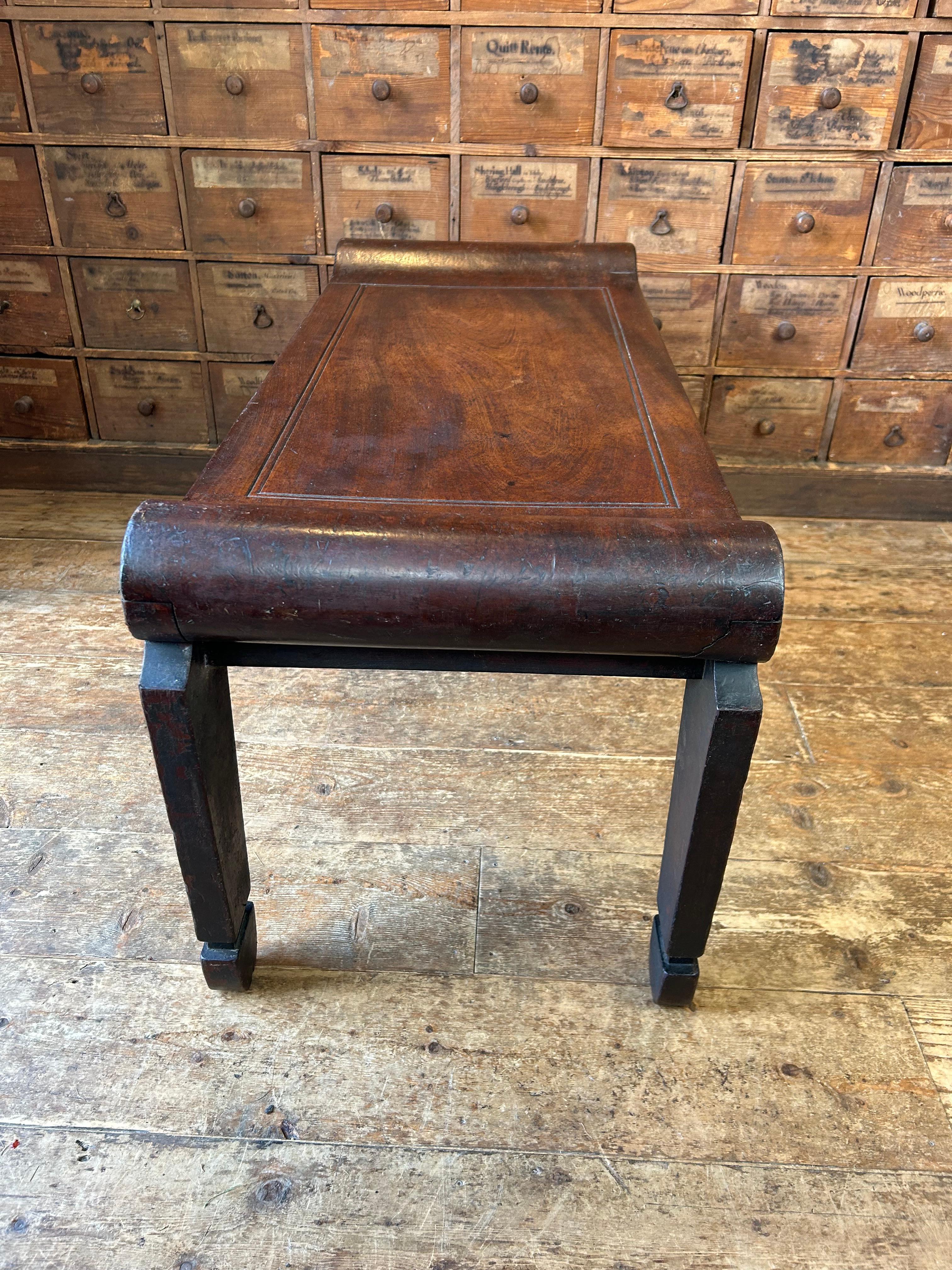 Fait main Ancien banc d'entrée anglais en acajou et marbre de Tatham, vers 1810 en vente
