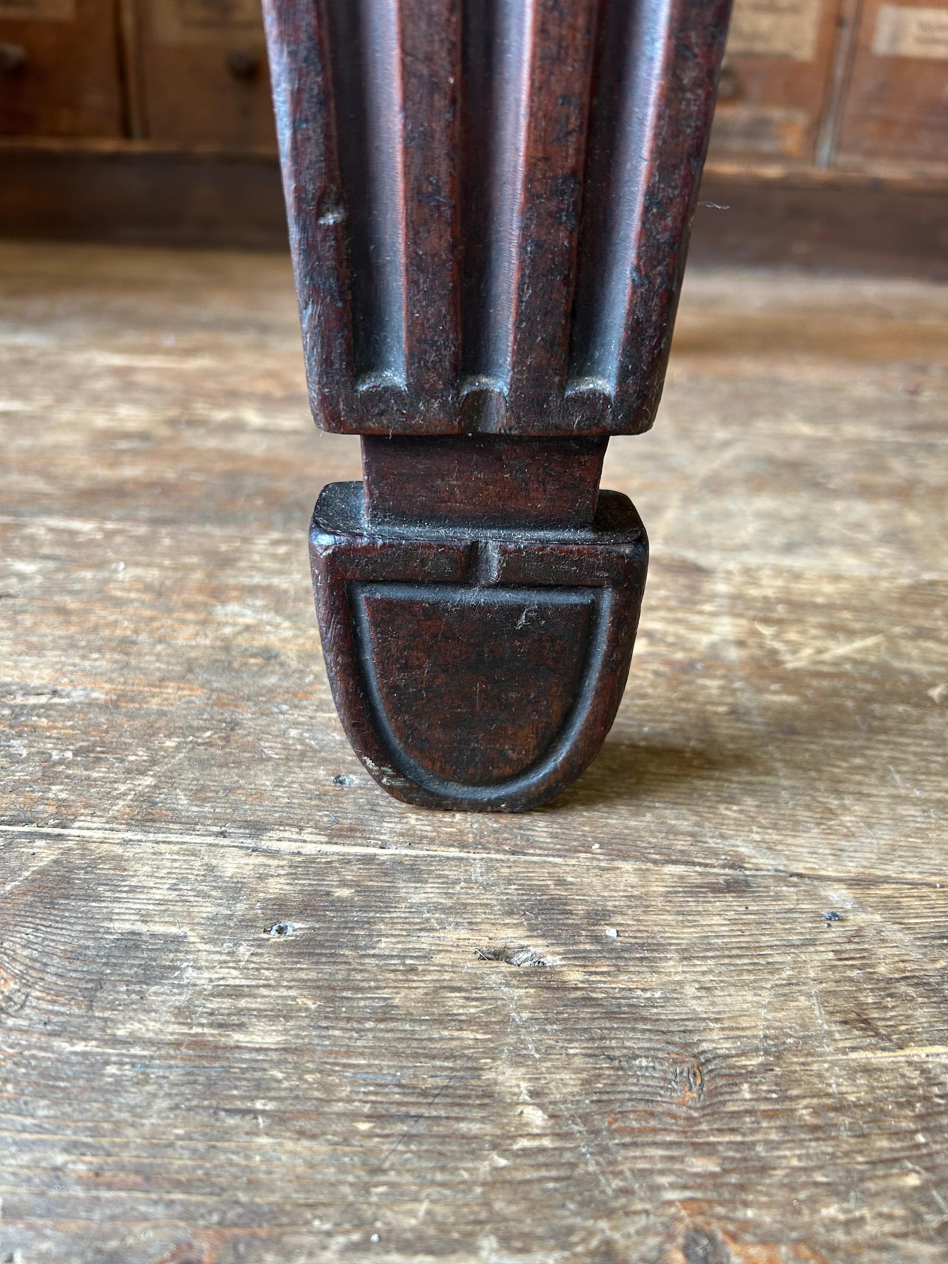 Acajou Ancien banc d'entrée anglais en acajou et marbre de Tatham, vers 1810 en vente
