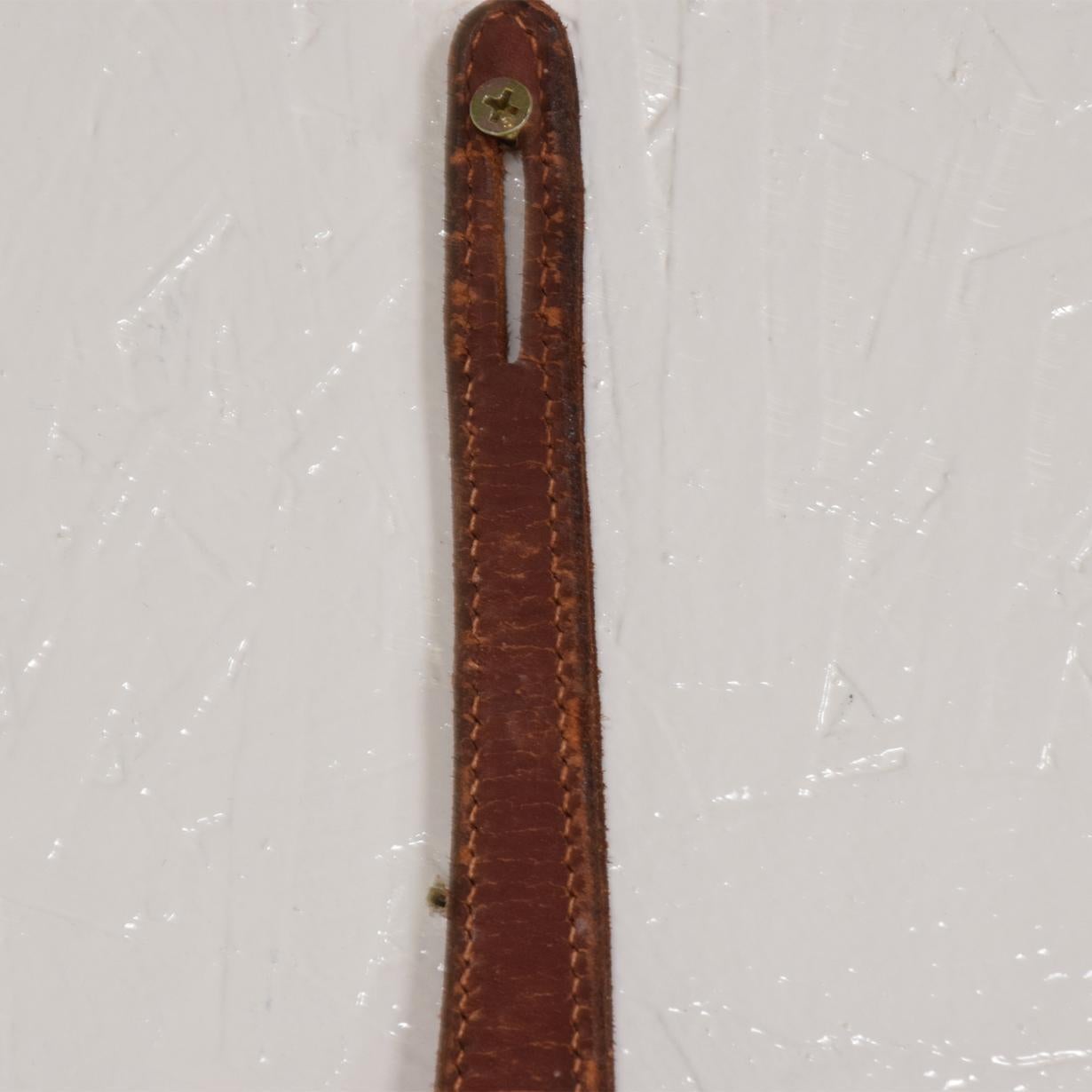 Antique Taxidermy Antler Leather and Sterling Equestrian Leather Whip Stick In Good Condition In Chula Vista, CA