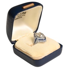Antique T.B. Starr Cushion Cut Diamond Dome Ring (Approx. 1.60-Carats), Platinum