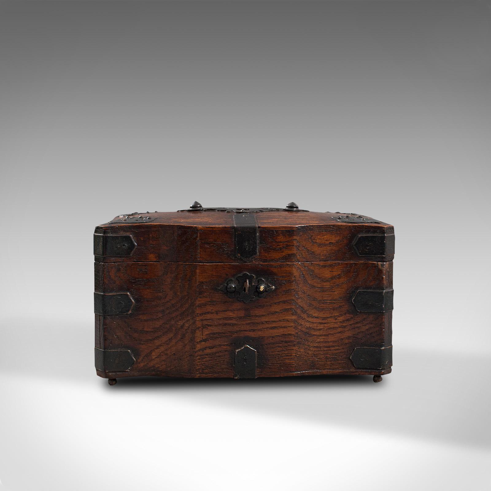 antique tea caddy box