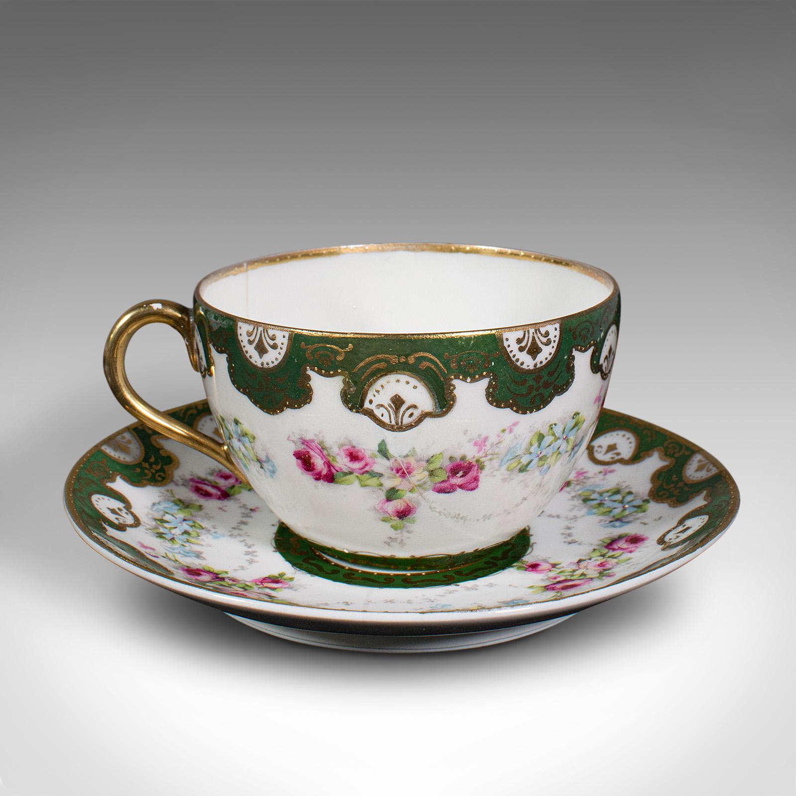 Antique Tea Service, German, Porcelain, 12 Person, Afternoon Set, Edwardian 3