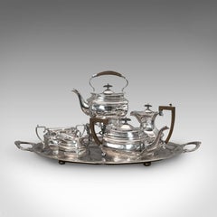 Antique Tea Service, Silver Plate, Serving Set, JB Chatterley, Edwardian