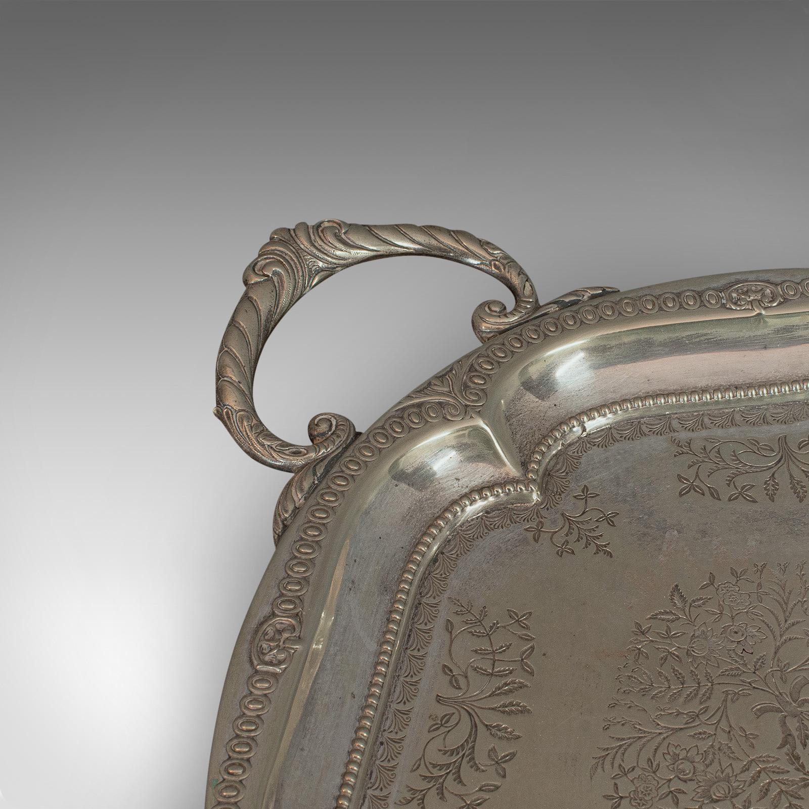 English Antique Tea Service, Silver Plate, Serving Set, JB Chatterley, Edwardian