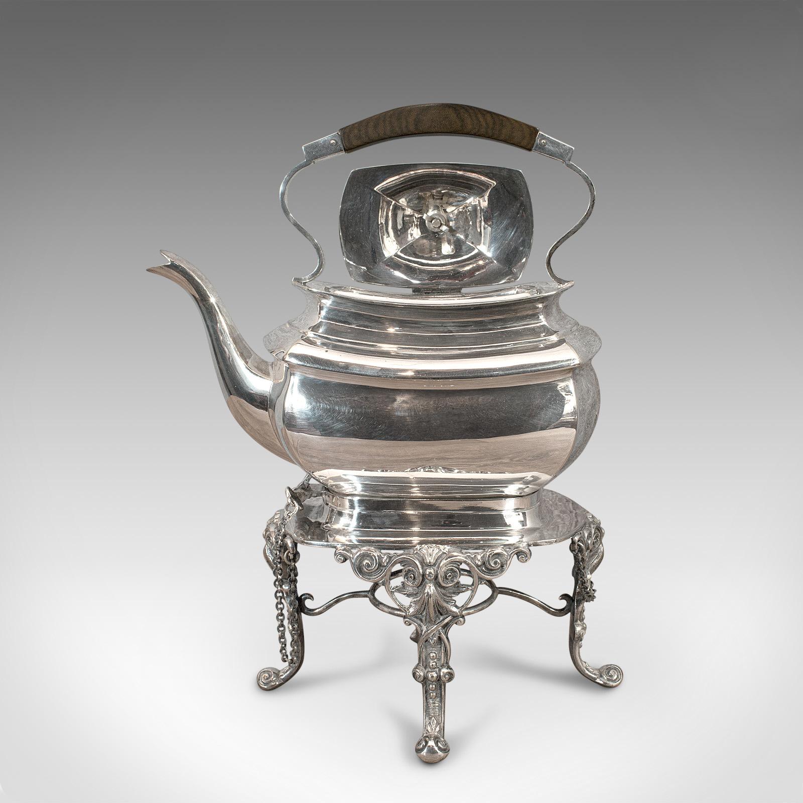 20th Century Antique Tea Service, Silver Plate, Serving Set, JB Chatterley, Edwardian
