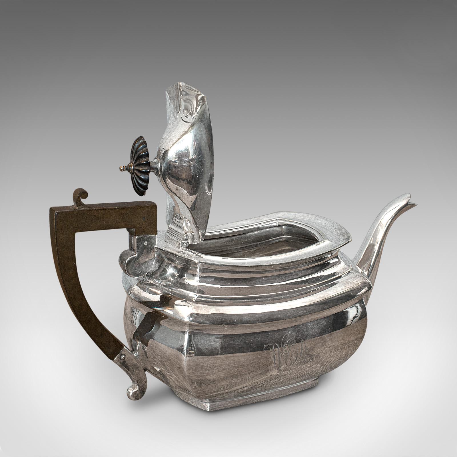 Antique Tea Service, Silver Plate, Serving Set, JB Chatterley, Edwardian 1