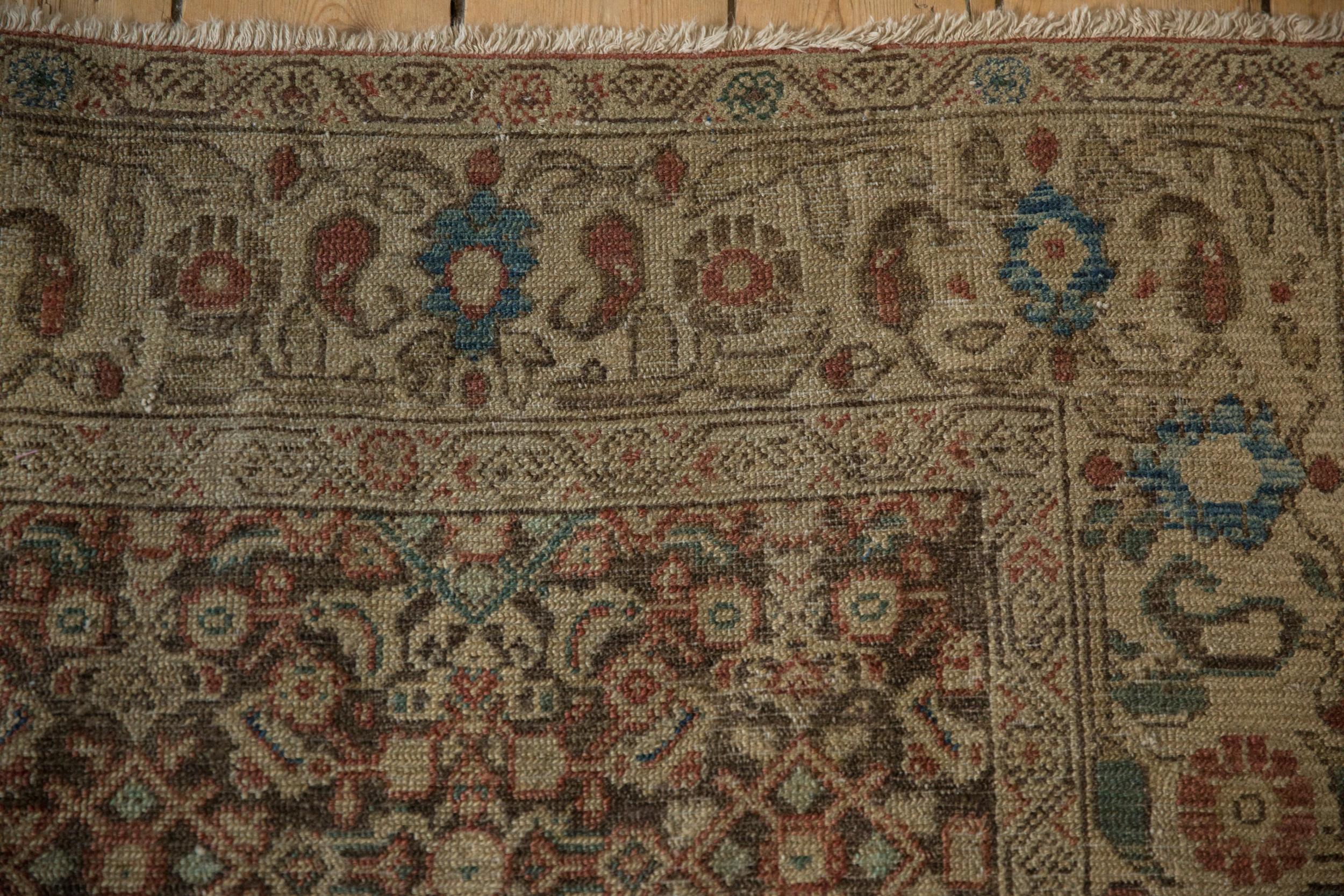 Antike Tee gewaschen Malayer Teppich Läufer (Persisch) im Angebot