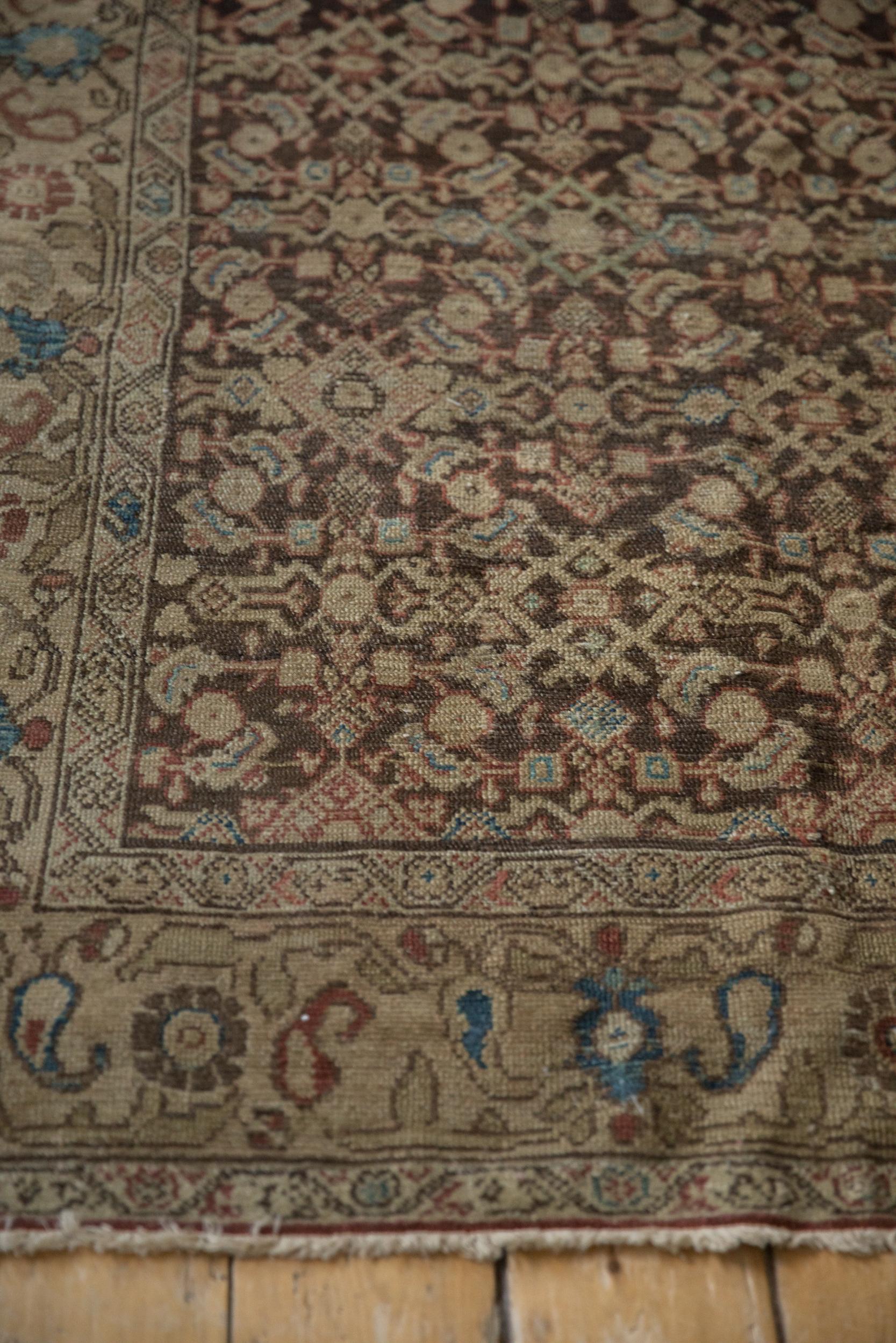 Antike Tee gewaschen Malayer Teppich Läufer (Wolle) im Angebot