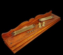 Antique Teak and Brass Campaign Bookshelves, Army & Navy Store