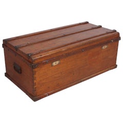 Antique Teak Carriage Chest, circa 1890