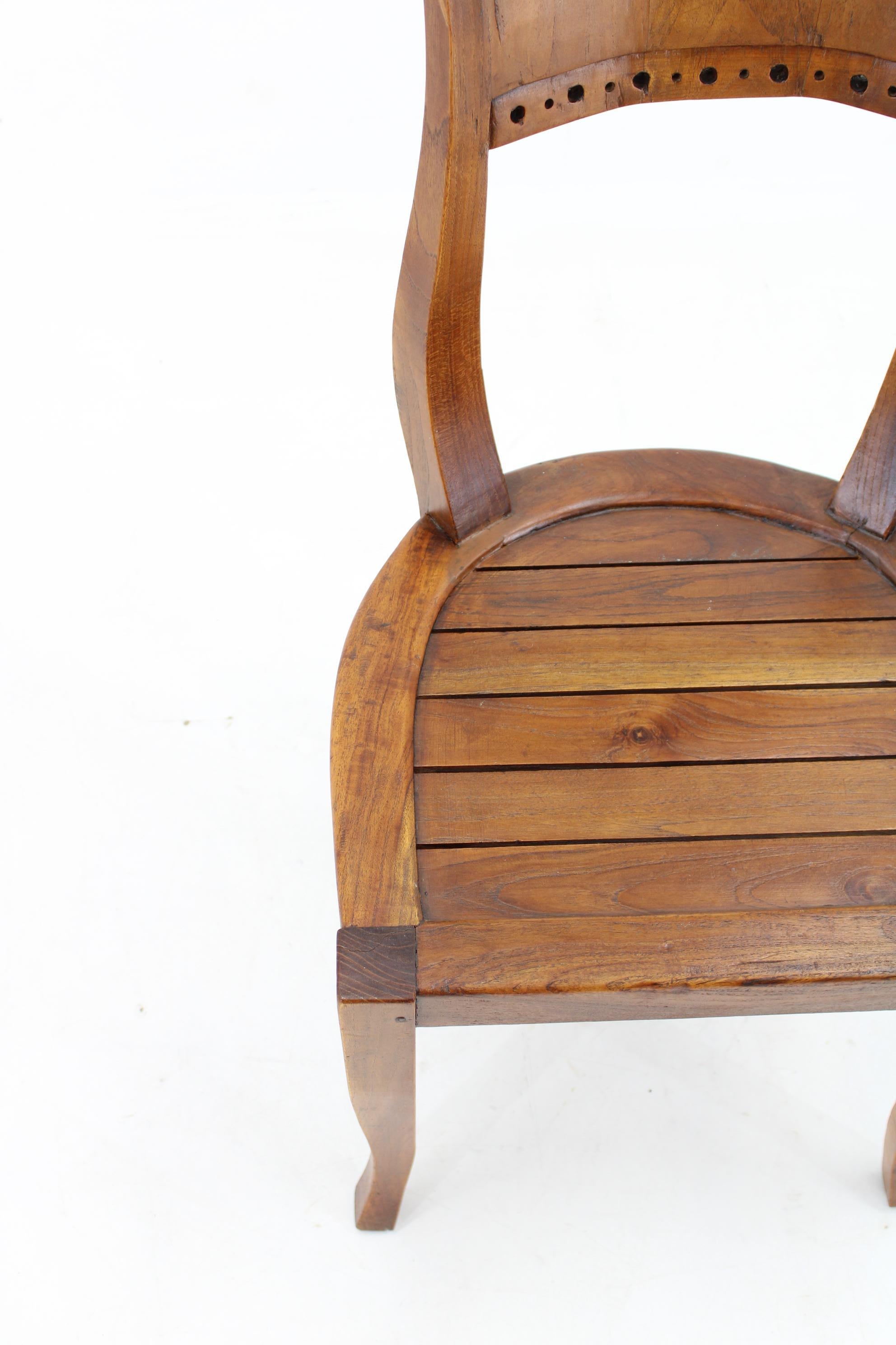 Antique Teak Chair, India For Sale 5
