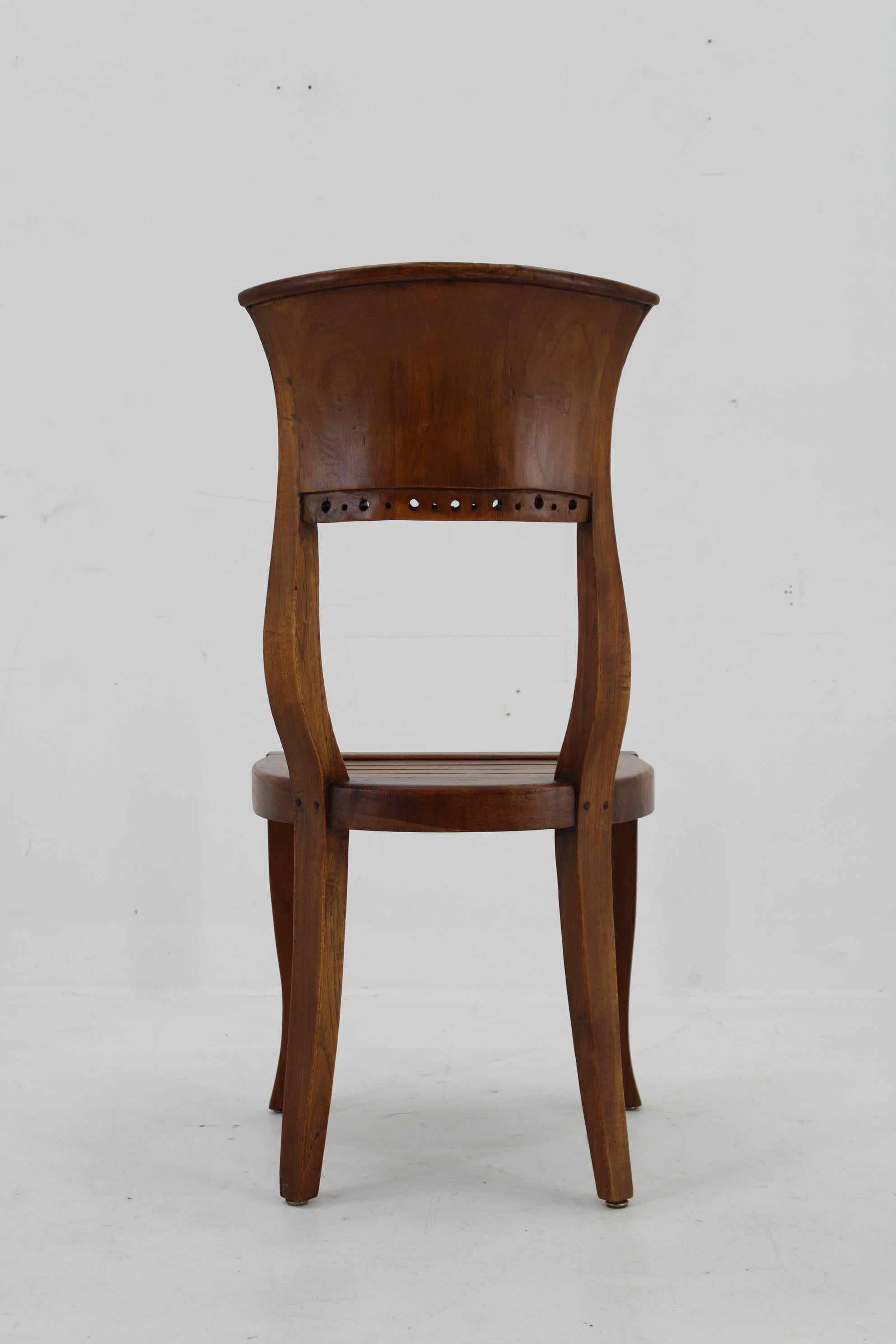 Late 20th Century Antique Teak Chair, India For Sale