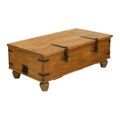 Antique Teak Trunk, Chest Coffee Table