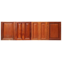 Antique Teak Wall Panelling