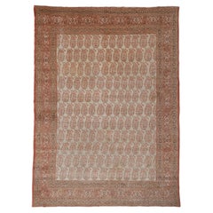 Antique Tebriz Carpet - Late 19th century