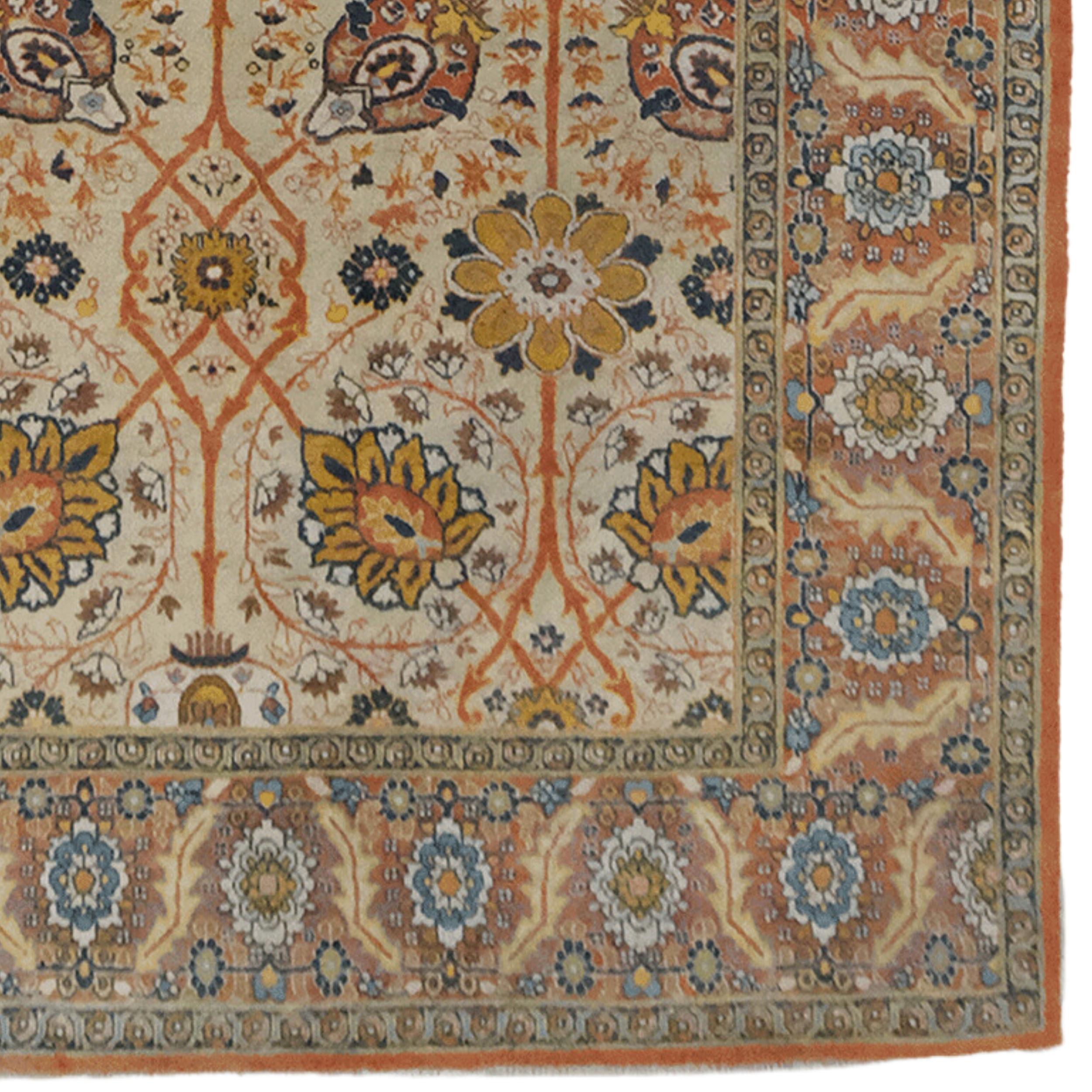 XIXe siècle Tapis Tebriz ancien - Fin du 19ème siècle Tapis Tebriz ancien en vente