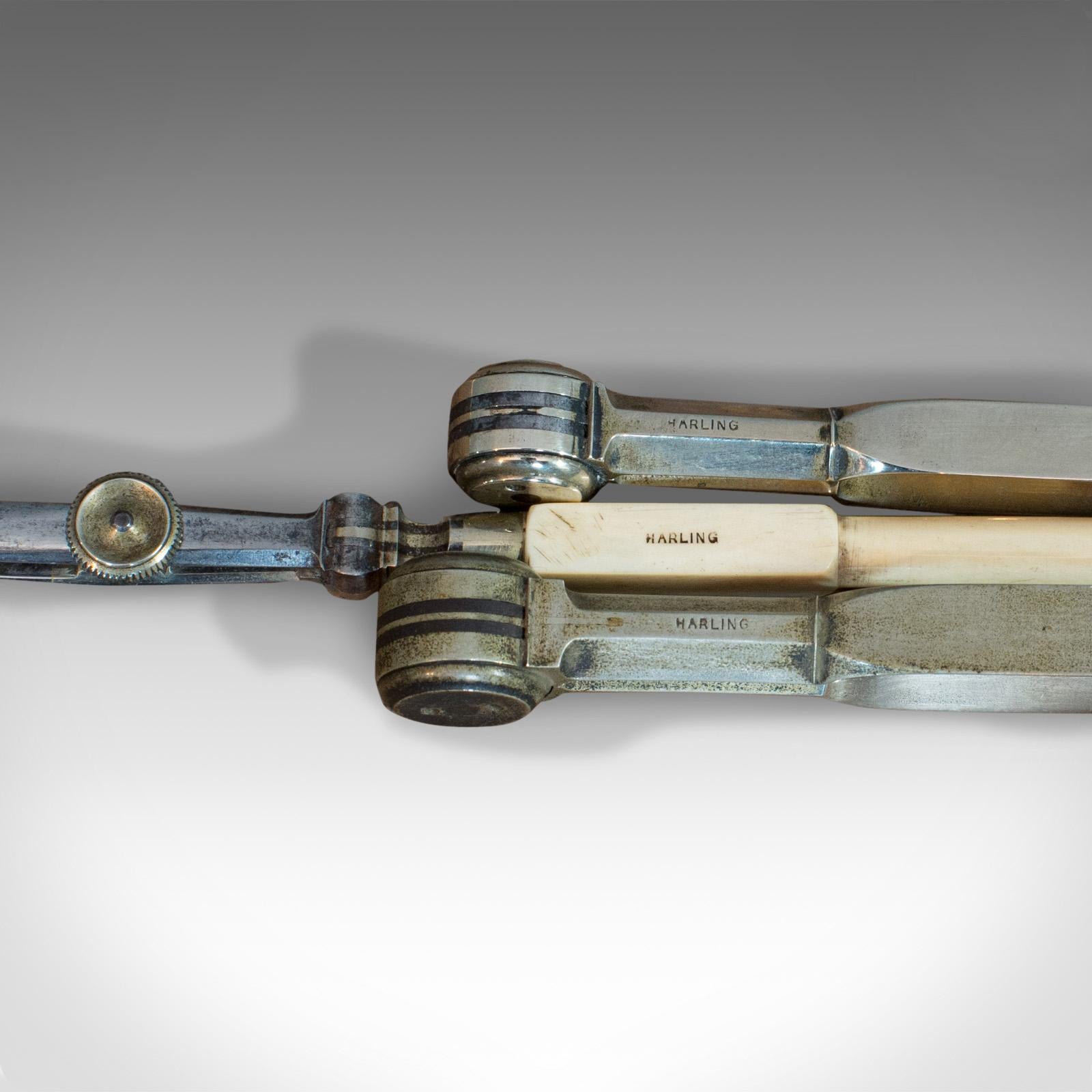 20th Century Antique Technical Drawing Set, Cartographer, Architect, Harling of London, 1900