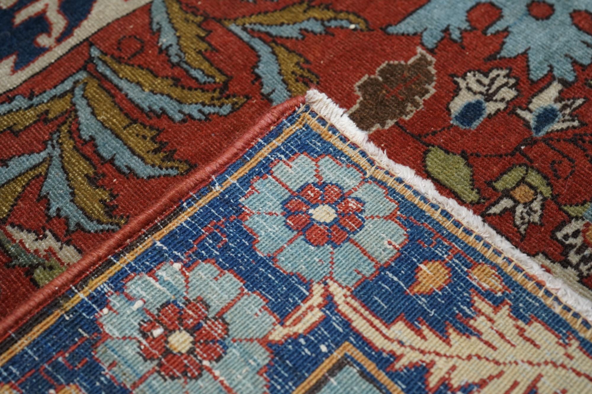 Antique Tehran Rug 4