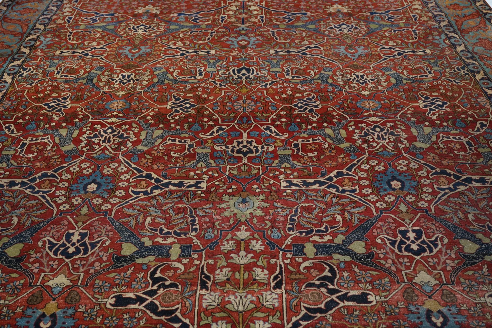 Wool Antique Tehran Rug