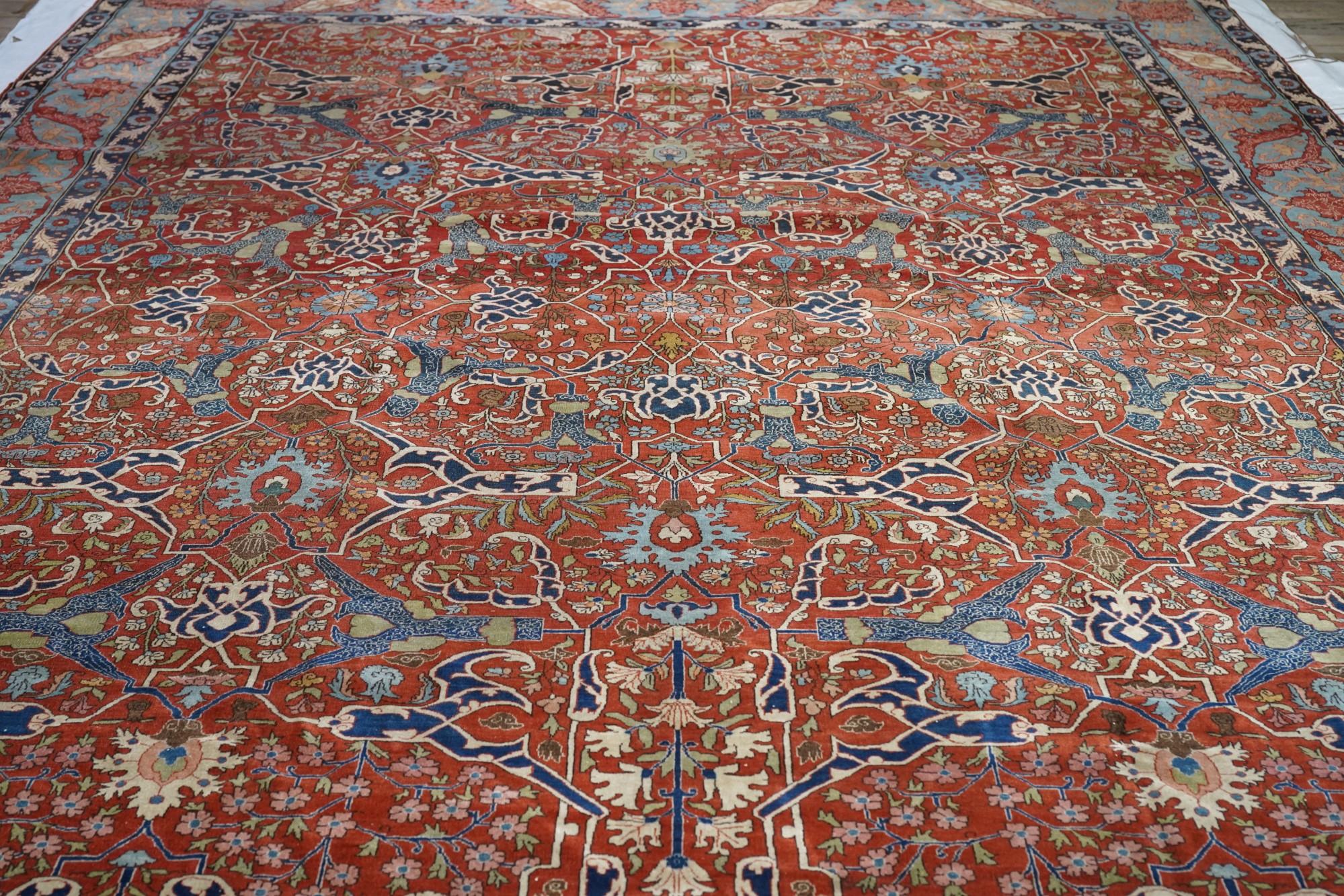 Antique Tehran Rug 3