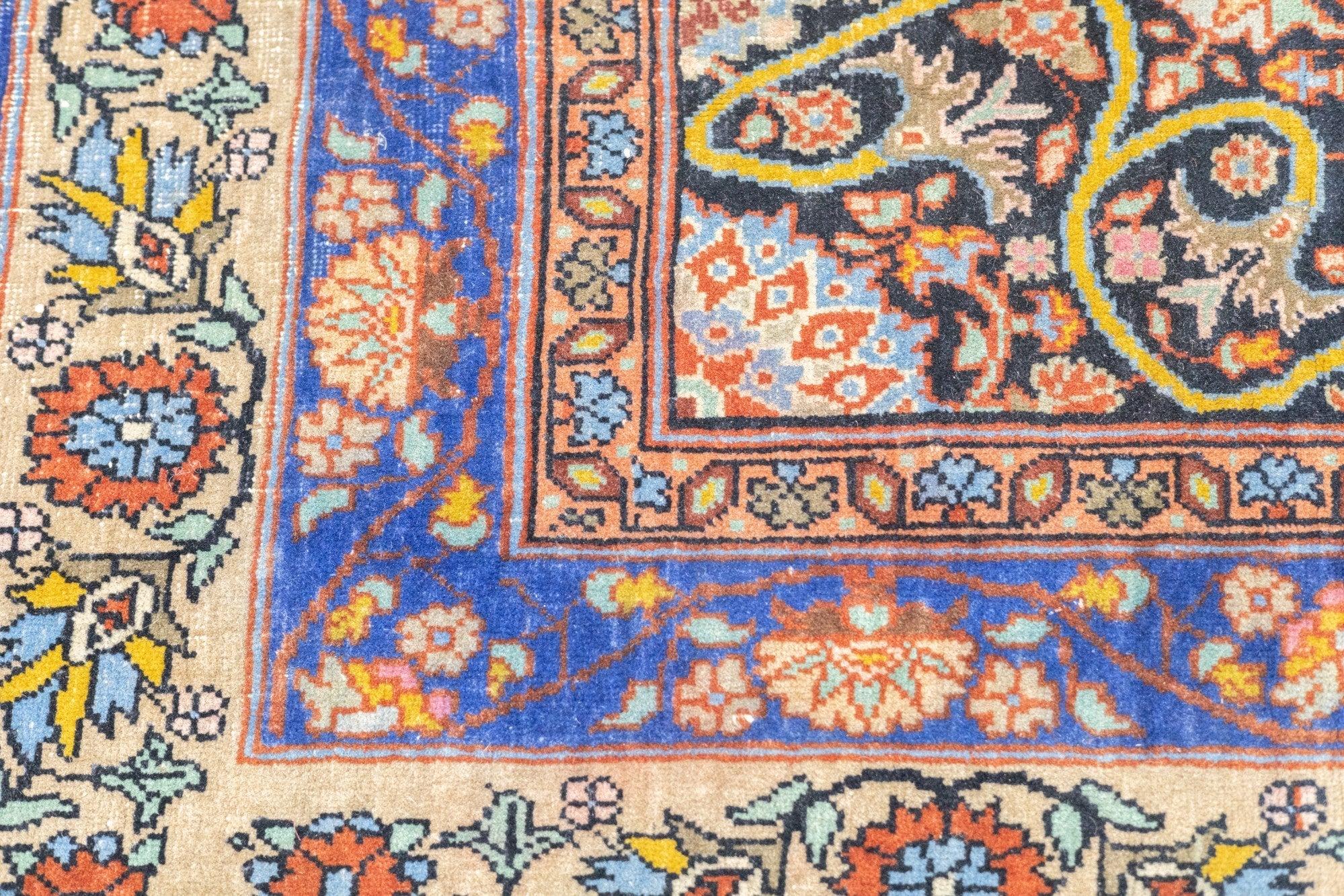 Antique Tehran Rug 3'7'' x 5'7'' For Sale 3