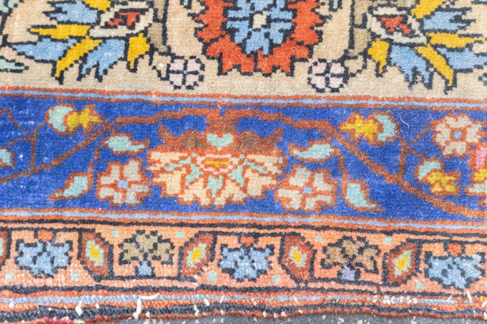 Antique Tehran Rug 3'7'' x 5'7'' For Sale 2