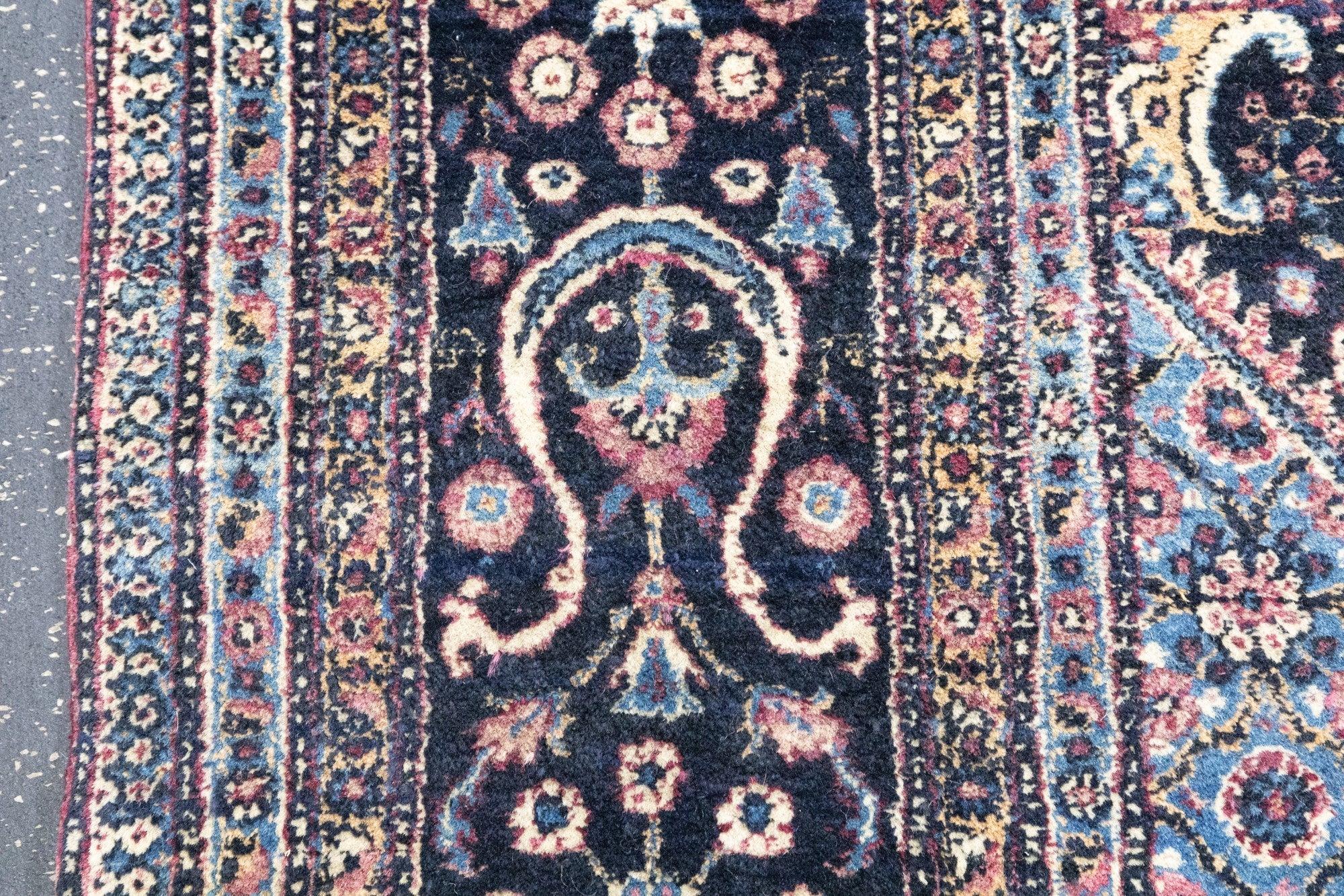 Antiker Teheran-Teppich 4'10'' x 6'11'' (Wolle) im Angebot