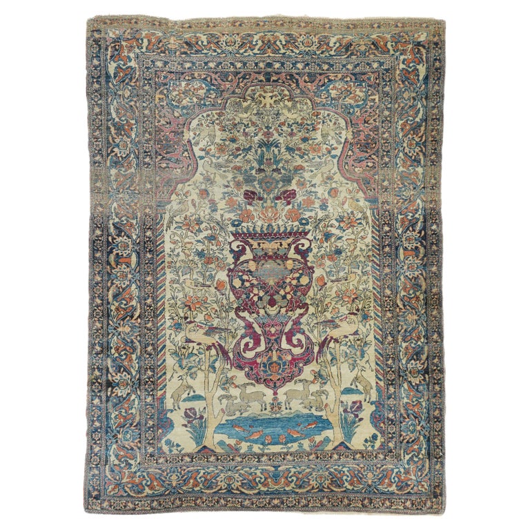 Antiker Teheran-Teppich im Angebot bei 1stDibs