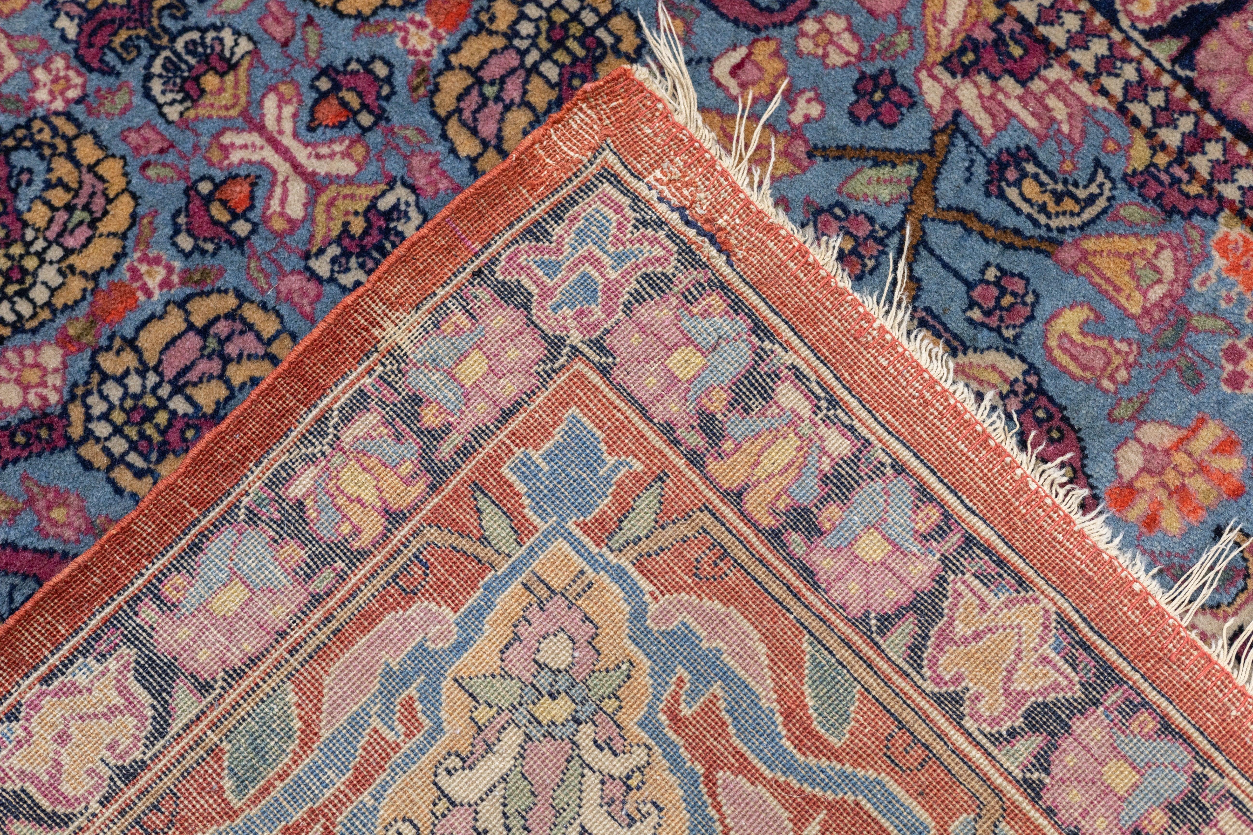 Antique Tehran Rug 4'4'' x 6'9'' For Sale 6
