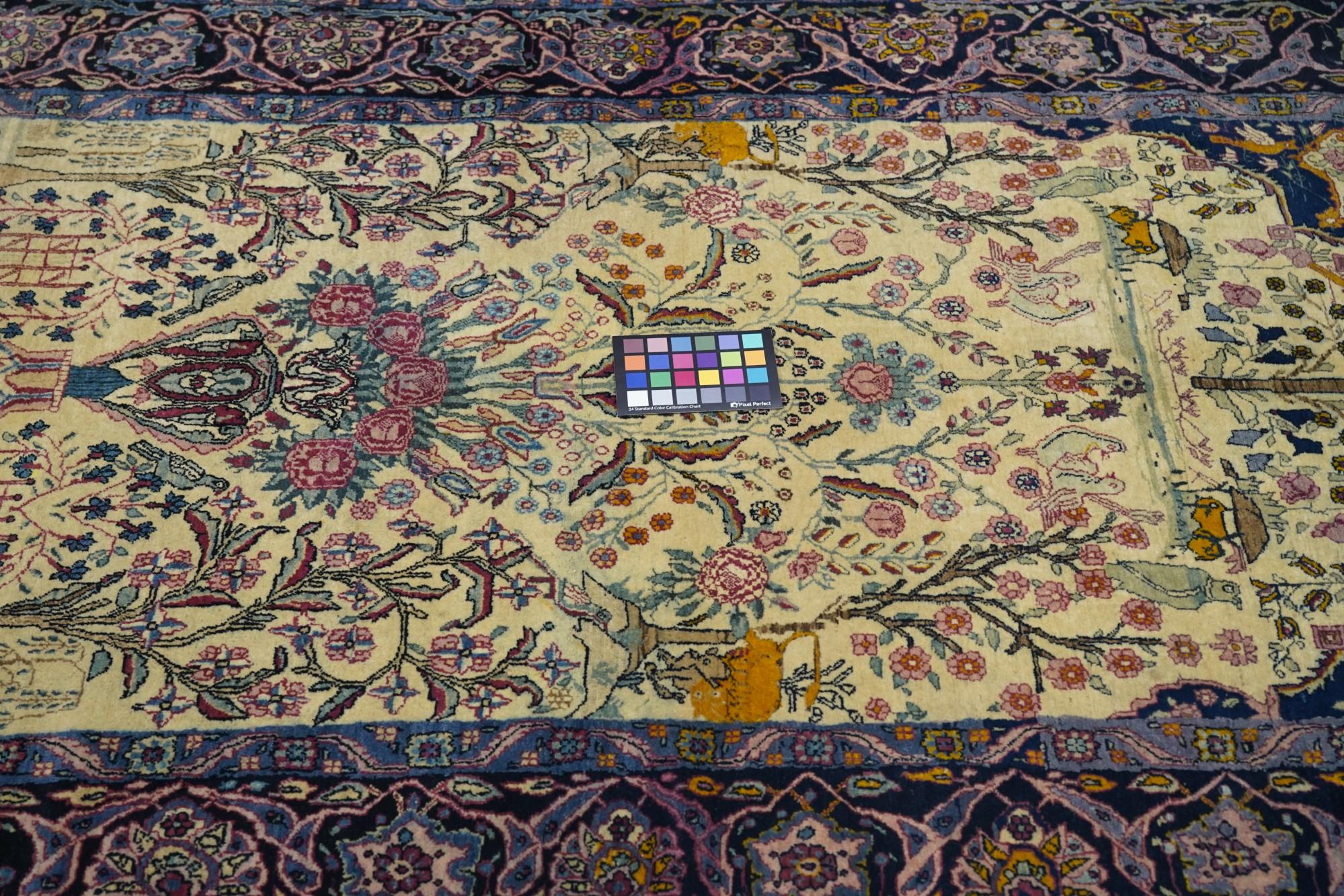 Antique Tehran Rug For Sale 2