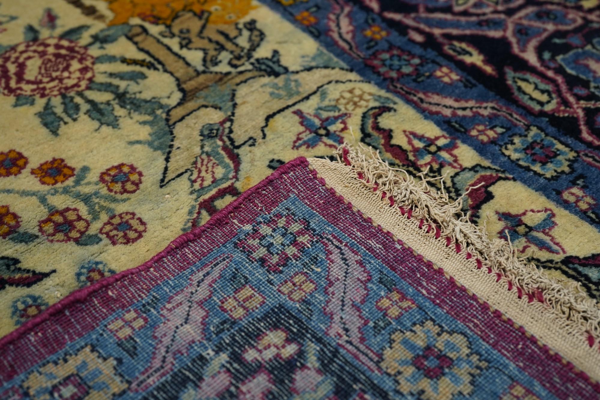 Antique Tehran Rug For Sale 3