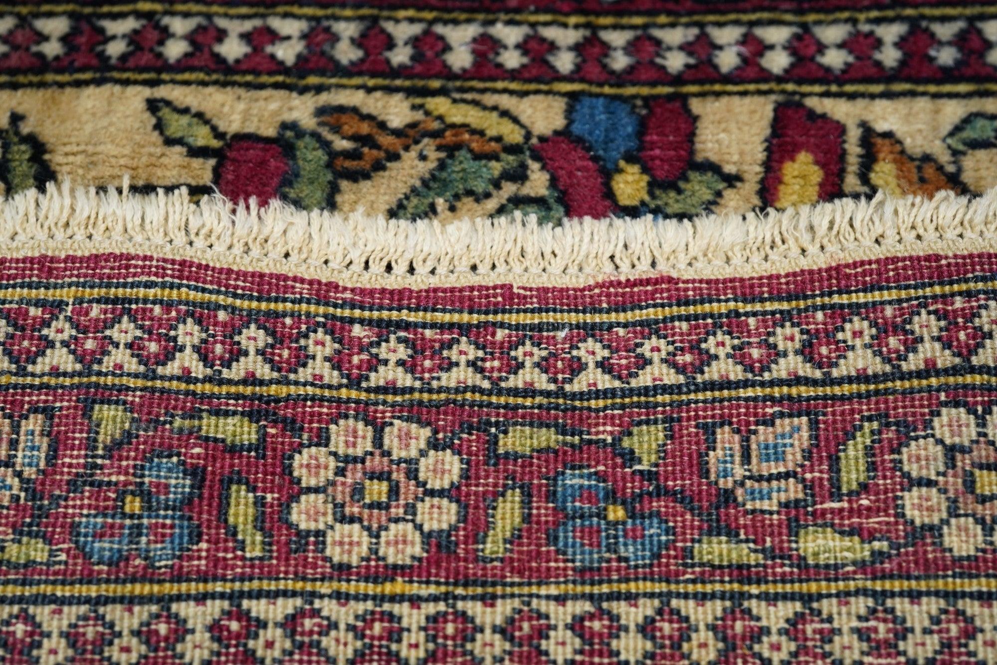 Antique Tehran Rug 4'4'' x 7'2'' For Sale 4