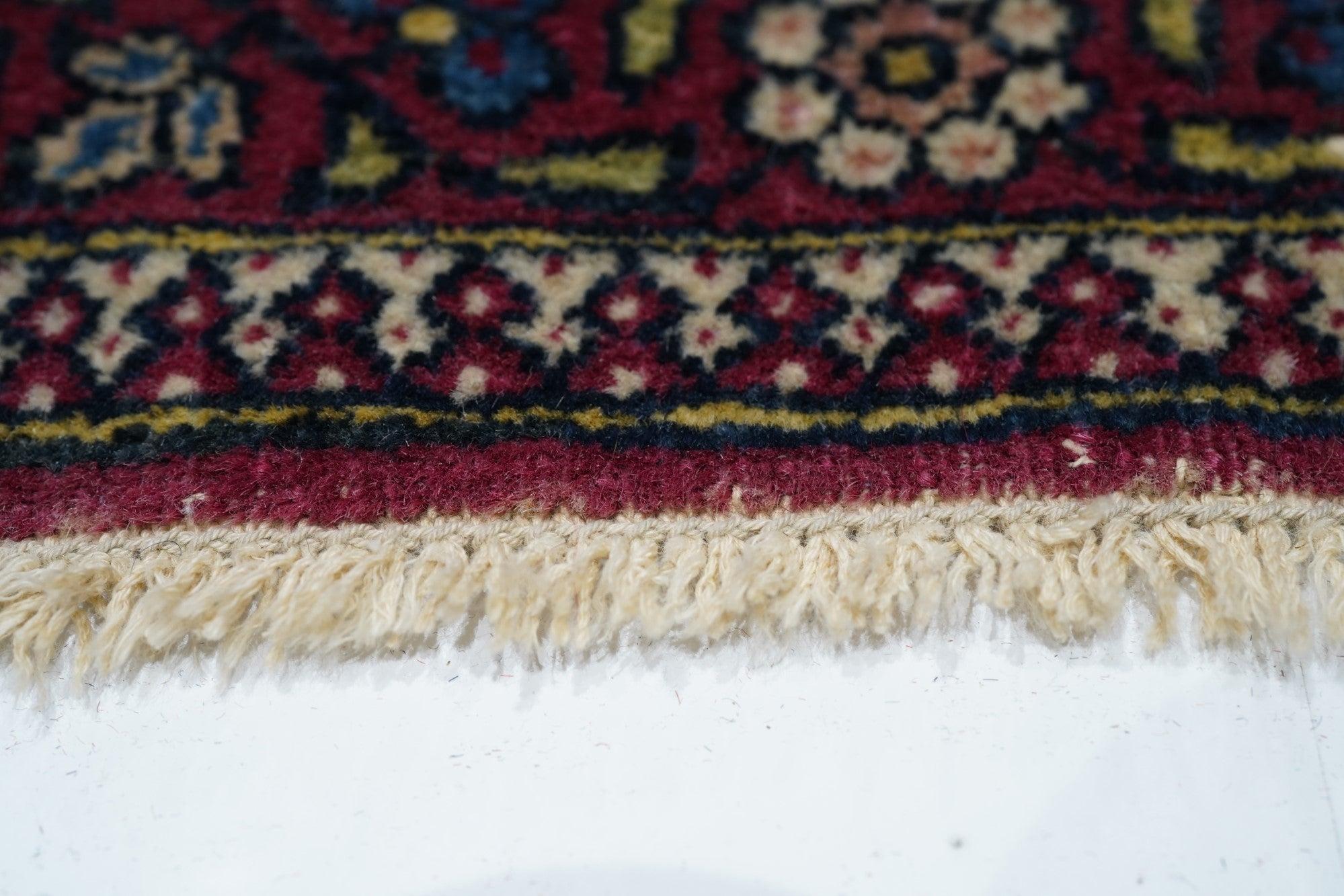 Hand-Knotted Antique Tehran Rug 4'4'' x 7'2'' For Sale